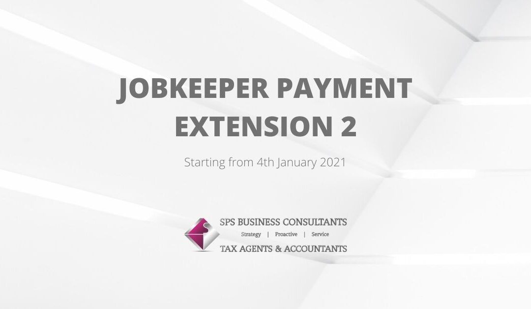 ATO JobKeeper Payment Extension 2 Starting on 4th January 2021