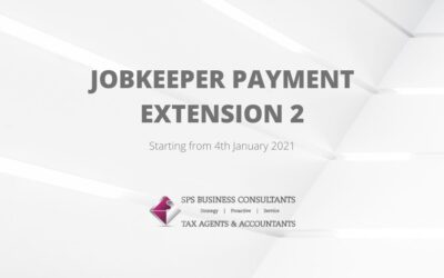 ATO JobKeeper Payment Extension 2 Starting on 4th January 2021