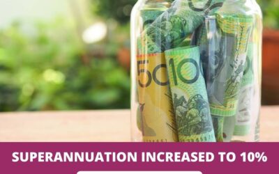 Superannuation Rate Increased to 10%
